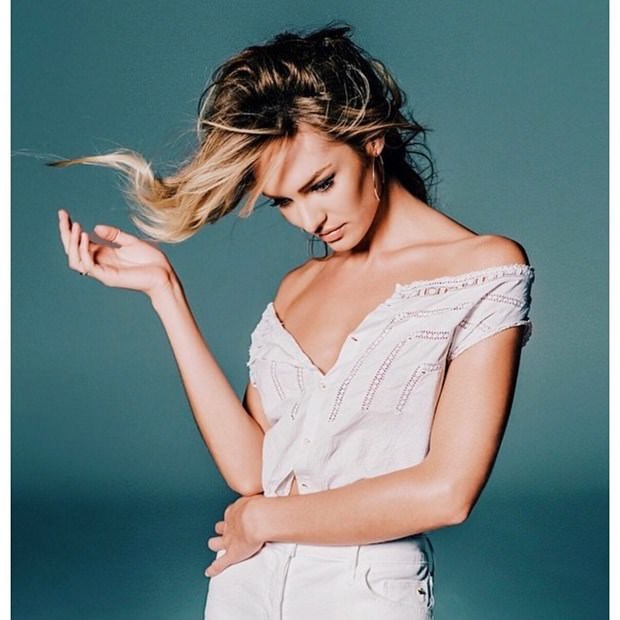 Victoria's Secret meleği Candice Swanepoel objektif karşısında