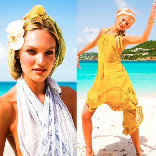 Victoria's Secret meleği Candice Swanepoel objektif karşısında