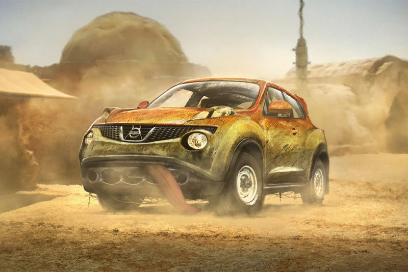 Sevilen Star Wars karakterleri araba modeli olsaydı...