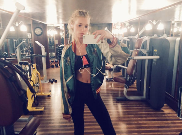 Victoria's Secret  meleğinden Instagram şov: Elsa Hosk