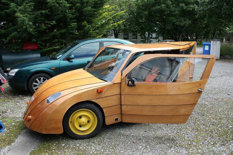 Tasarımlarına hayran kalacağınız 25 muhteşem ahşap araba