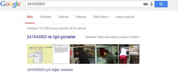 Google'a bunu yazarsanız çok şaşıracaksınız
