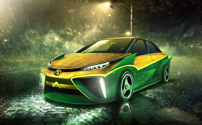 Süper kahramanlar otomobil olsaydı!