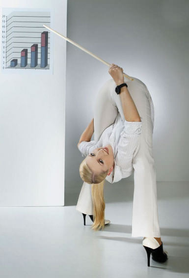 Dünyanın en esnek kadını!