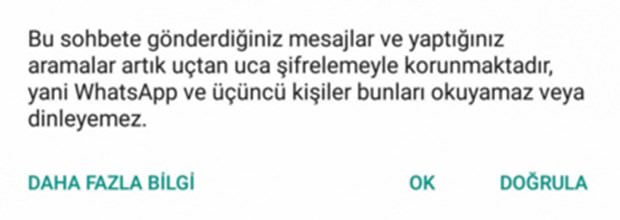 WhatsApp uçtan uca şifreleniyor!