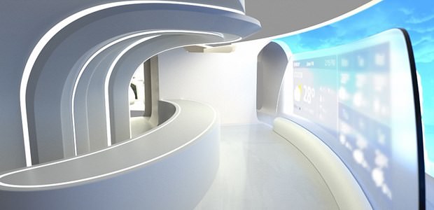 1000 yolculu, barlı ve penceresiz konsept uçak