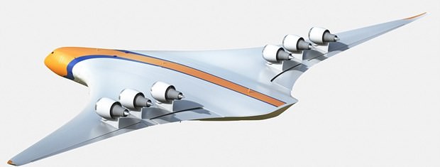 1000 yolculu, barlı ve penceresiz konsept uçak