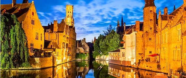 El değmemiş bir Oorta çağ şehri: Brüj