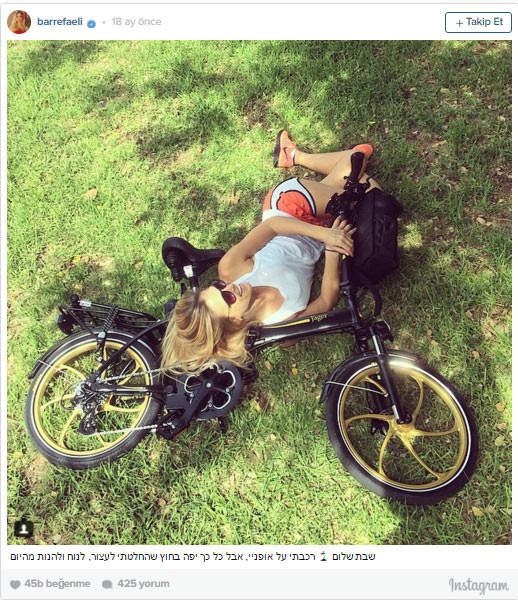 Bar Refaeli'den içinizi ısıtıcak Instagram pozları