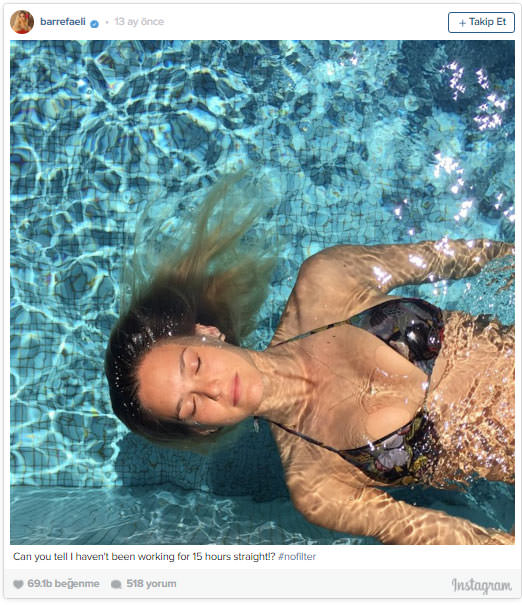 Bar Refaeli'den içinizi ısıtıcak Instagram pozları
