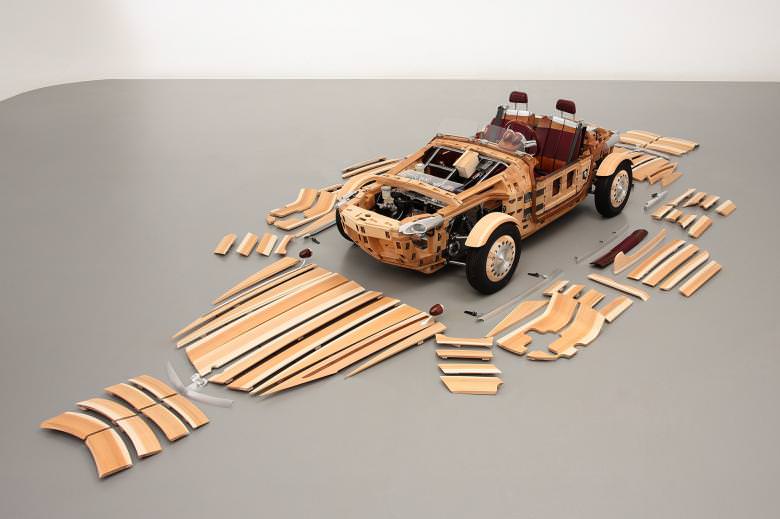 Ahşap otomobil Setsuna