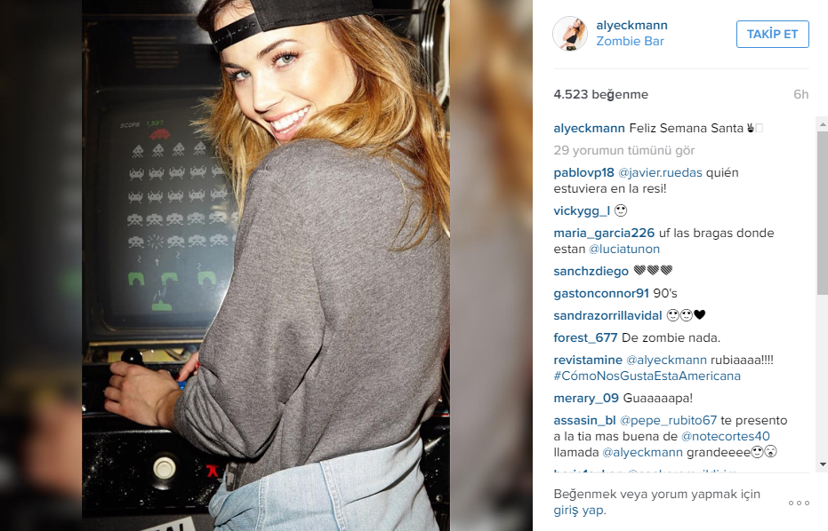 Güzelliği ile gönüllerde taht kuran Aly Eckmann