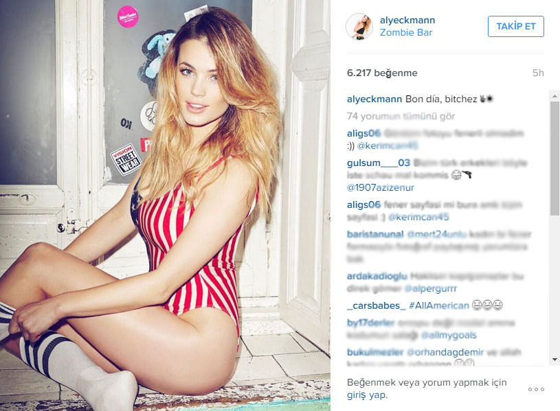 Güzelliği ile gönüllerde taht kuran Aly Eckmann