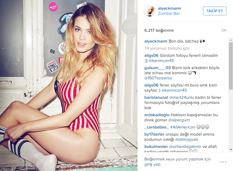 Güzelliği ile gönüllerde taht kuran Aly Eckmann