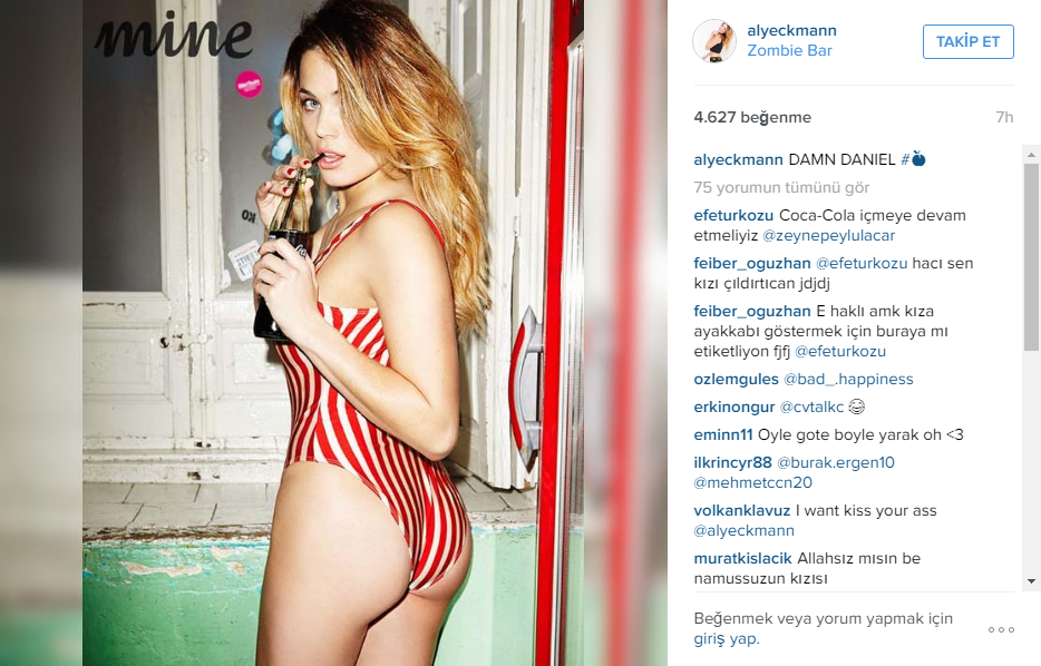 Güzelliği ile gönüllerde taht kuran Aly Eckmann