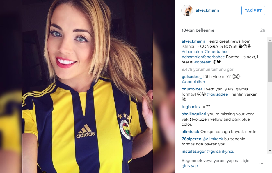 Güzelliği ile gönüllerde taht kuran Aly Eckmann