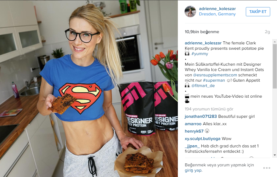 İnstagramin yeni fenomeni: Alman polis Adrienne Koleszar