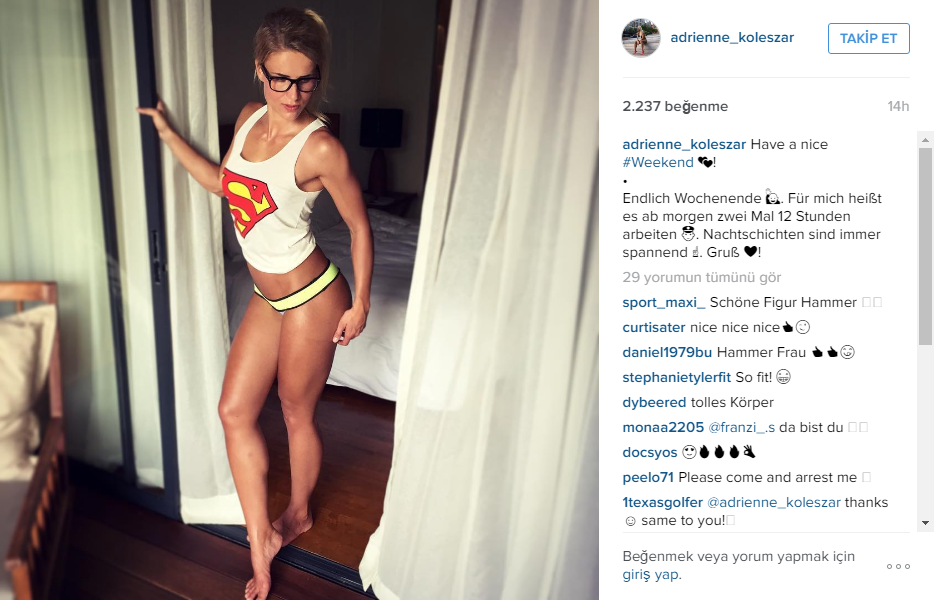 İnstagramin yeni fenomeni: Alman polis Adrienne Koleszar