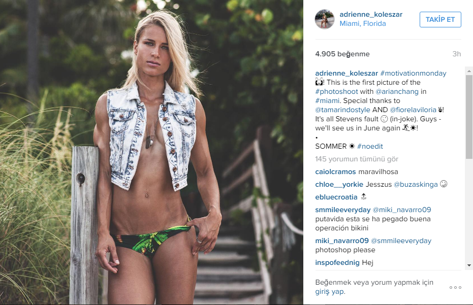 İnstagramin yeni fenomeni: Alman polis Adrienne Koleszar