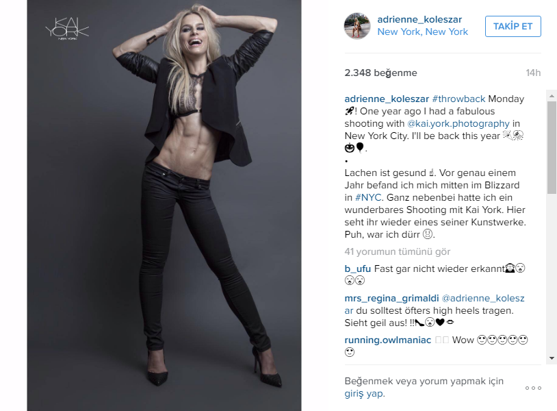 İnstagramin yeni fenomeni: Alman polis Adrienne Koleszar