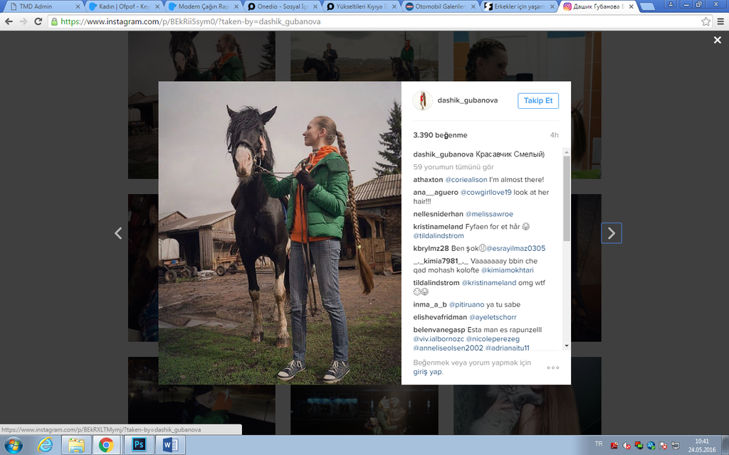 Modern çağın Rapunzeli : Dashik Gubanova