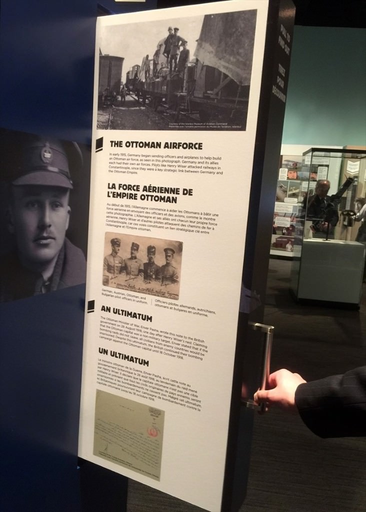 Osmanlı pilotlarının kahramanlığı Kanada’da sergileniyor