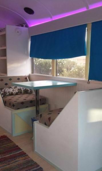 Otobüsü eve çevirdiler!