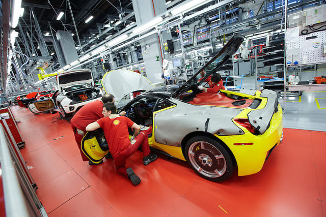 Ferrari işte böyle yapılıyor