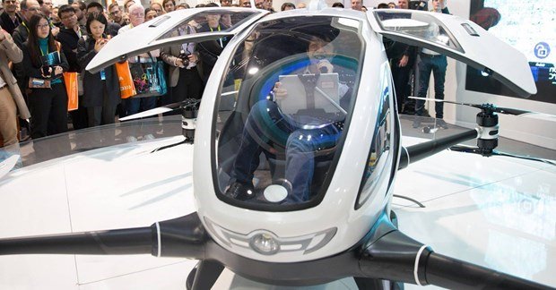 Ehang 184: Yolcu taşıyabilen ilk drone.