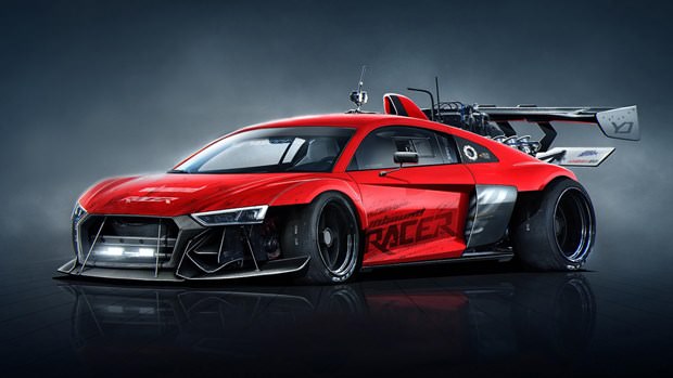 Hayalindeki otomobilleri photoshopla yarattı