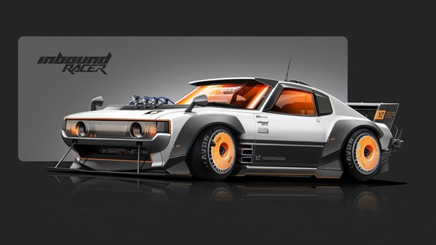 Hayalindeki otomobilleri photoshopla yarattı