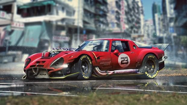 Hayalindeki otomobilleri photoshopla yarattı