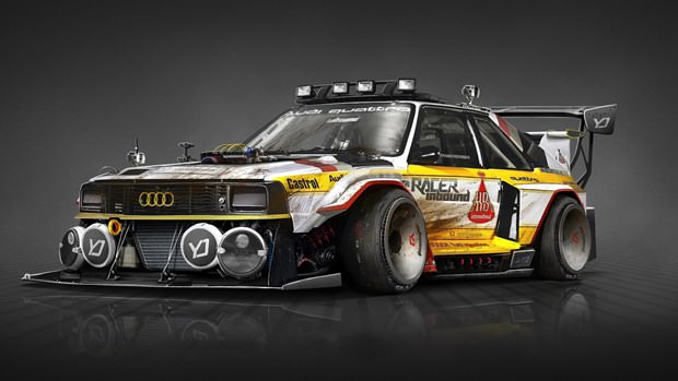 Hayalindeki otomobilleri photoshopla yarattı