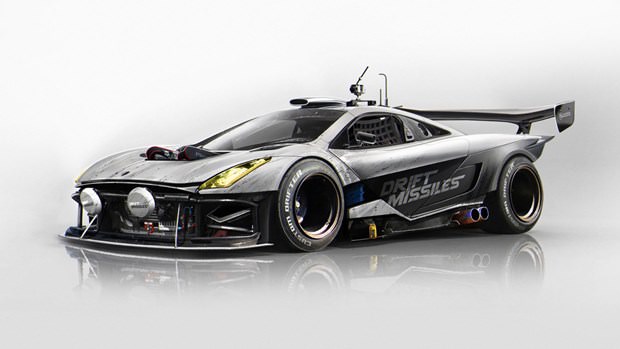 Hayalindeki otomobilleri photoshopla yarattı