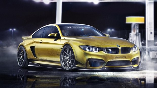 Hayalindeki otomobilleri photoshopla yarattı