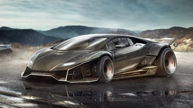 Hayalindeki otomobilleri photoshopla yarattı