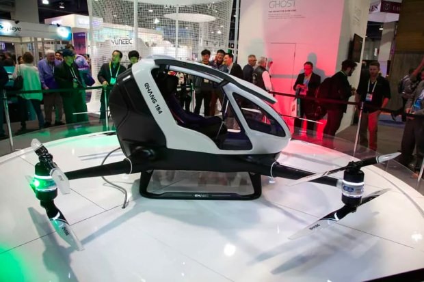 Ehang 184: Yolcu taşıyabilen ilk drone.