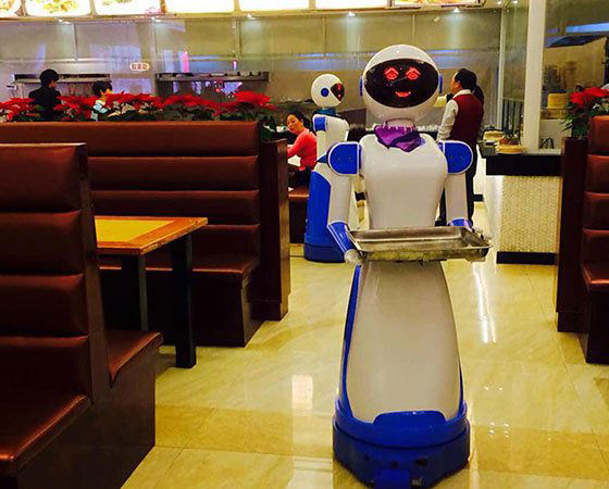 Çin'de Robot Restoran