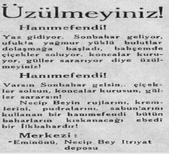 Bir zamanların unutulmaz reklamları