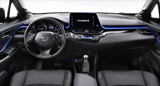 İşte Toyota’nın yerlisi C-HR’ın iç mekanı