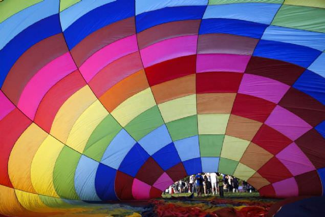 Tayvan'daki balon festivalinden kareler