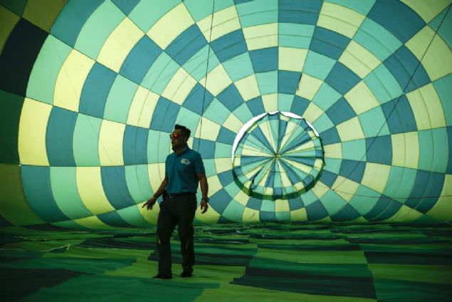 Tayvan'daki balon festivalinden kareler