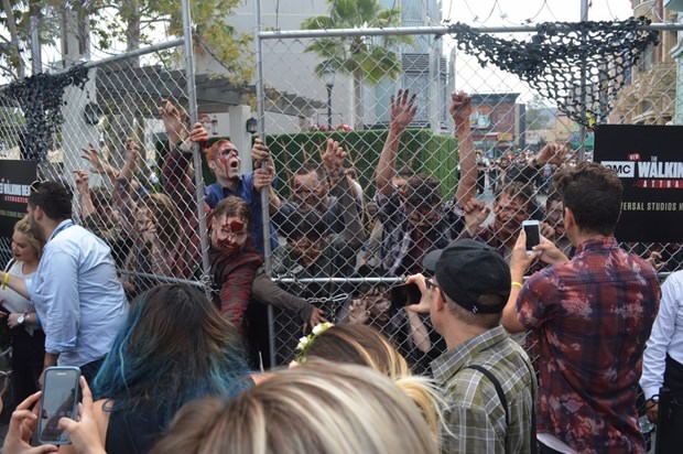 'The Walking Dead' parkta