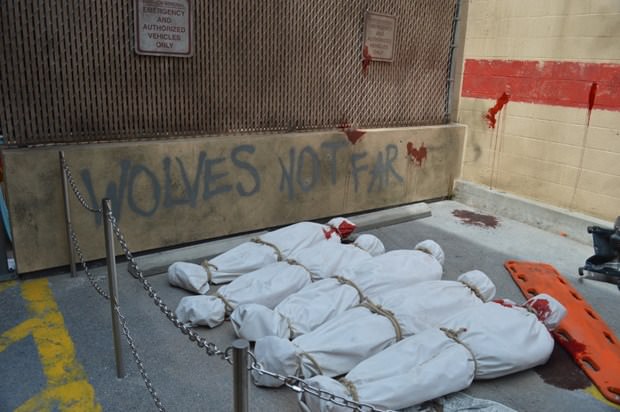 'The Walking Dead' parkta