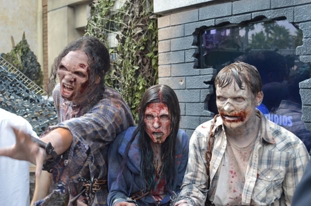 'The Walking Dead' parkta