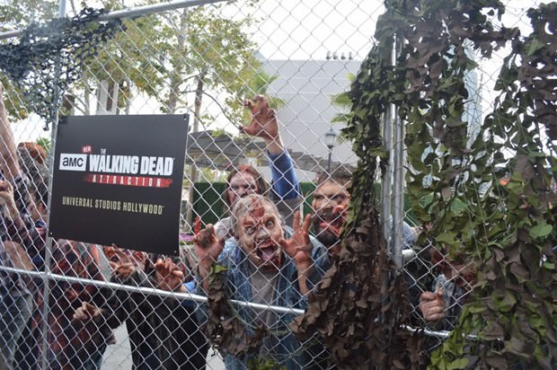 'The Walking Dead' parkta