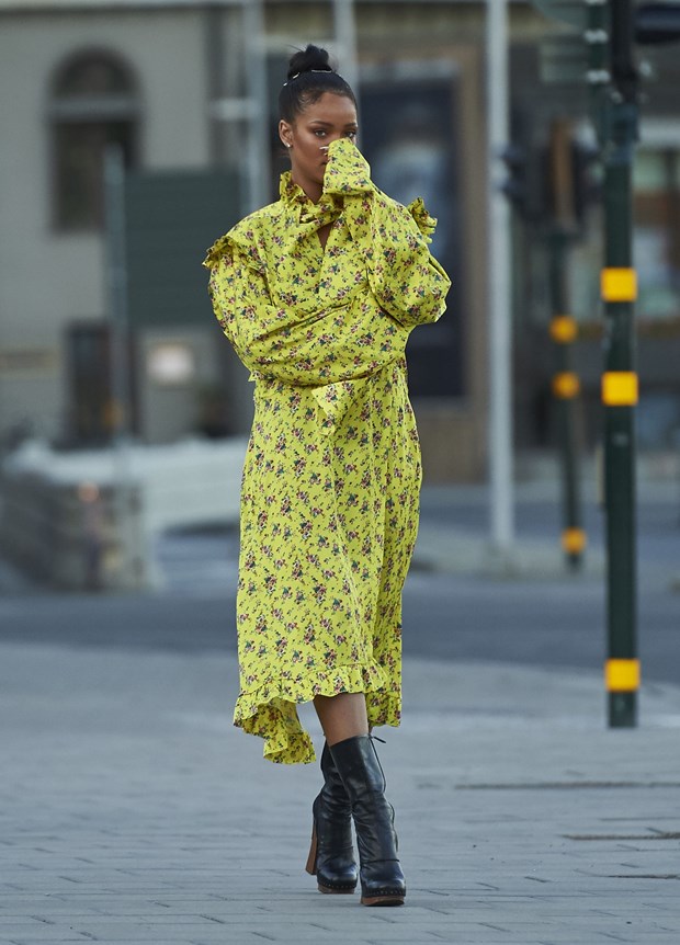 Rihanna'nın çiçek modası