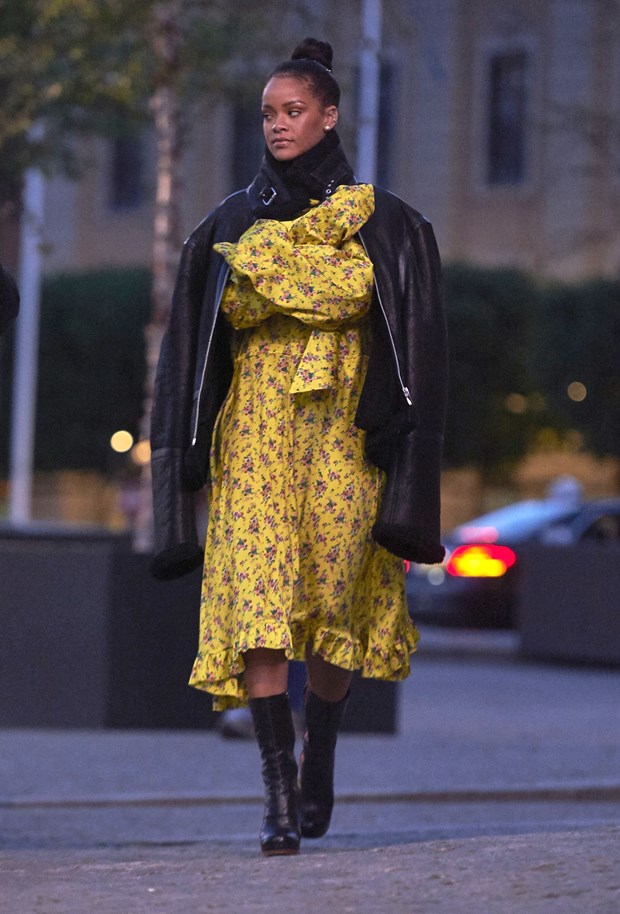 Rihanna'nın çiçek modası