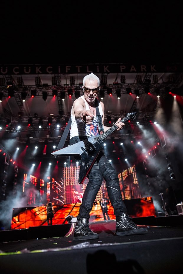 Scorpions, İstanbul'da konser verdi