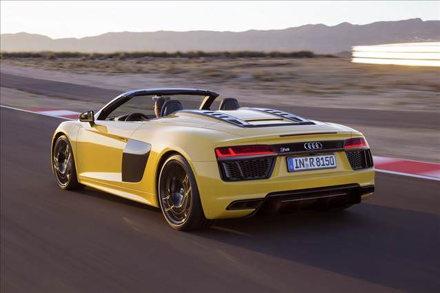 Audi R8 V10 Spyder yollara çıkıyor